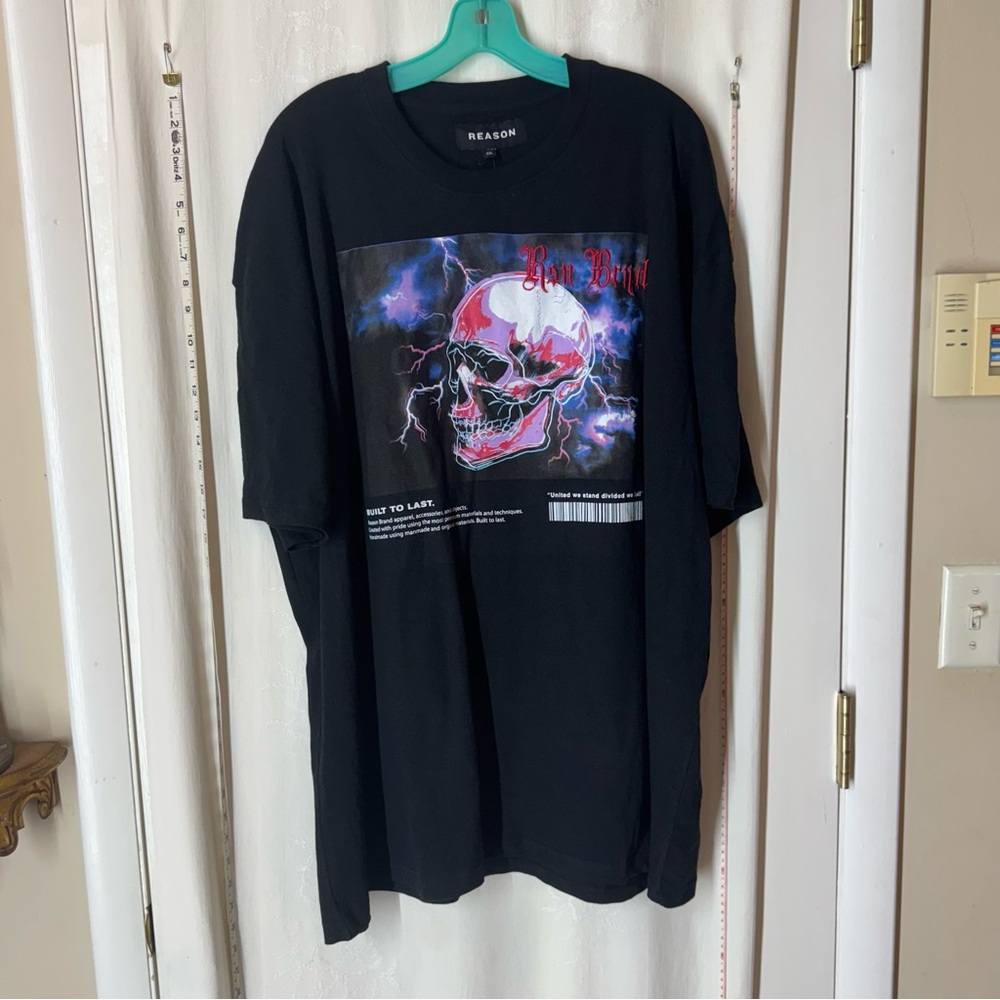 Reason Black Cosmic Graphic Tee Short Sleeve